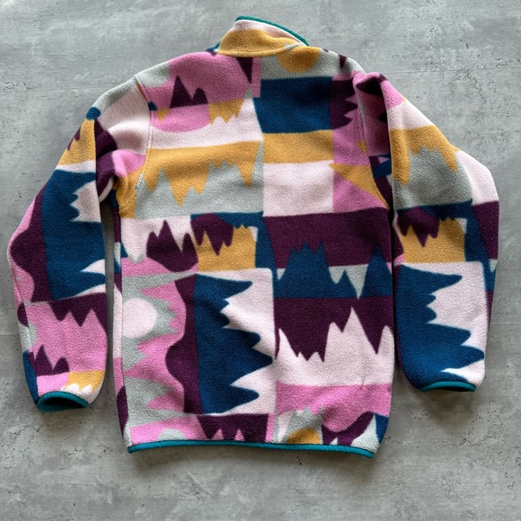 Patagonia Snap T Fleece Pullover Jacket Girls Large 12 - Picture 3 of 8